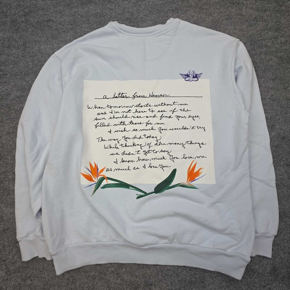 Boys Lie Sweatshirt Womens ONE SIZE White What Is True Love Graphic Love Letter